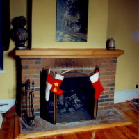 Manteau cheminée pin - Pine mantlepiece